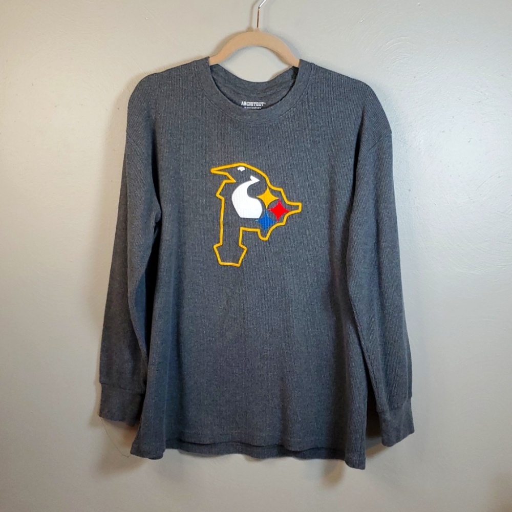 Architect men's long sleeve, Pittsburgh multi sport cotton shirt. Size XL